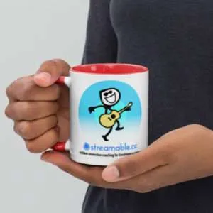 Unique Livestreaming Mug | “Streaming Guitarist!”