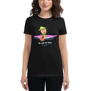 Women’s short sleeve tee | “Go with the flow”