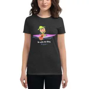Women’s short sleeve tee | “Go with the flow”