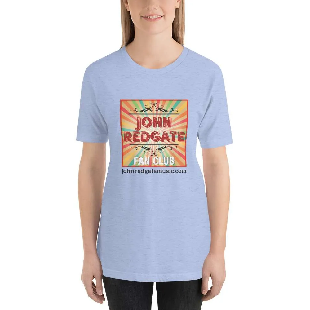 Short-Sleeve Unisex Musician T-Shirt | “John Redgate Fan Club” - Image 8