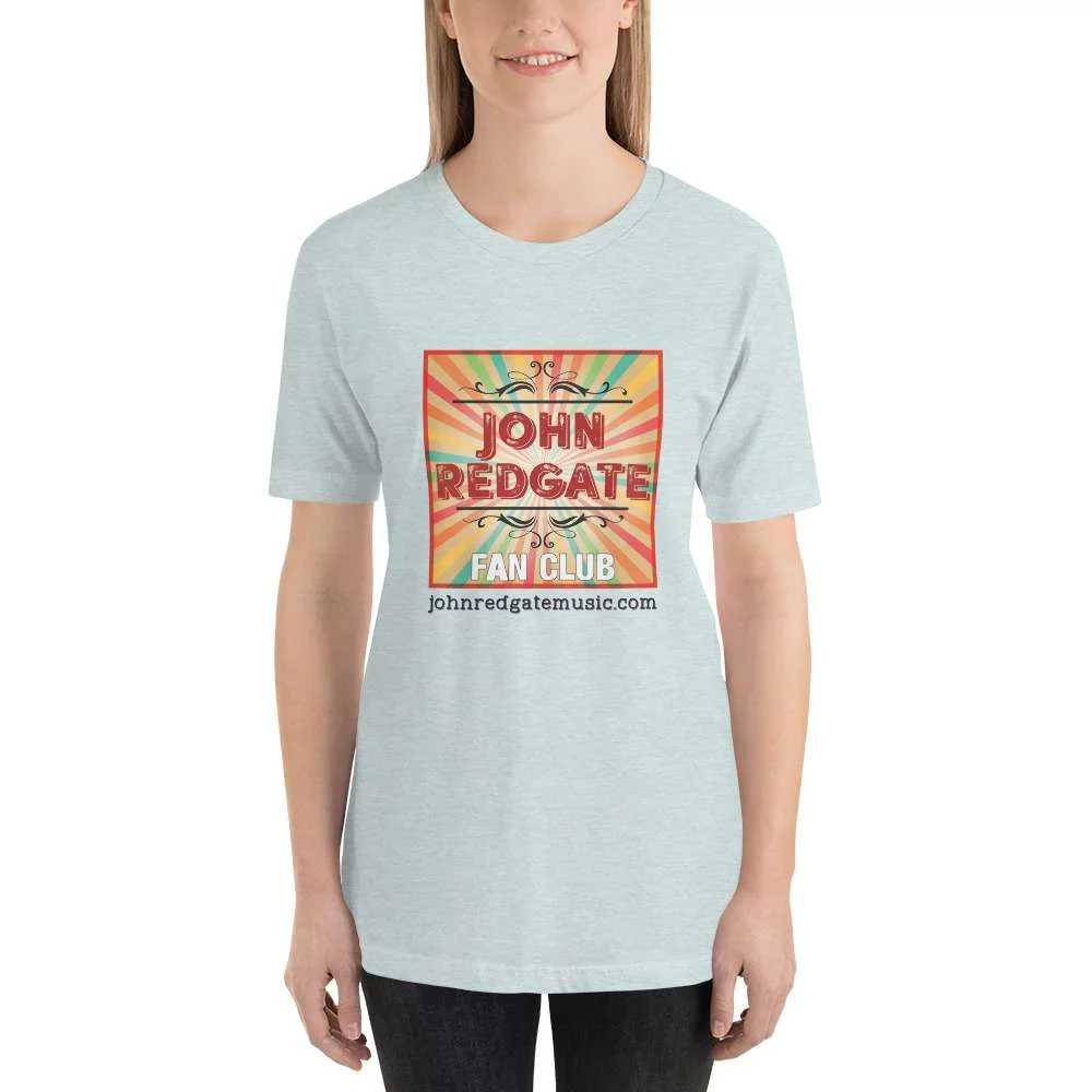 Short-Sleeve Unisex Musician T-Shirt | “John Redgate Fan Club”