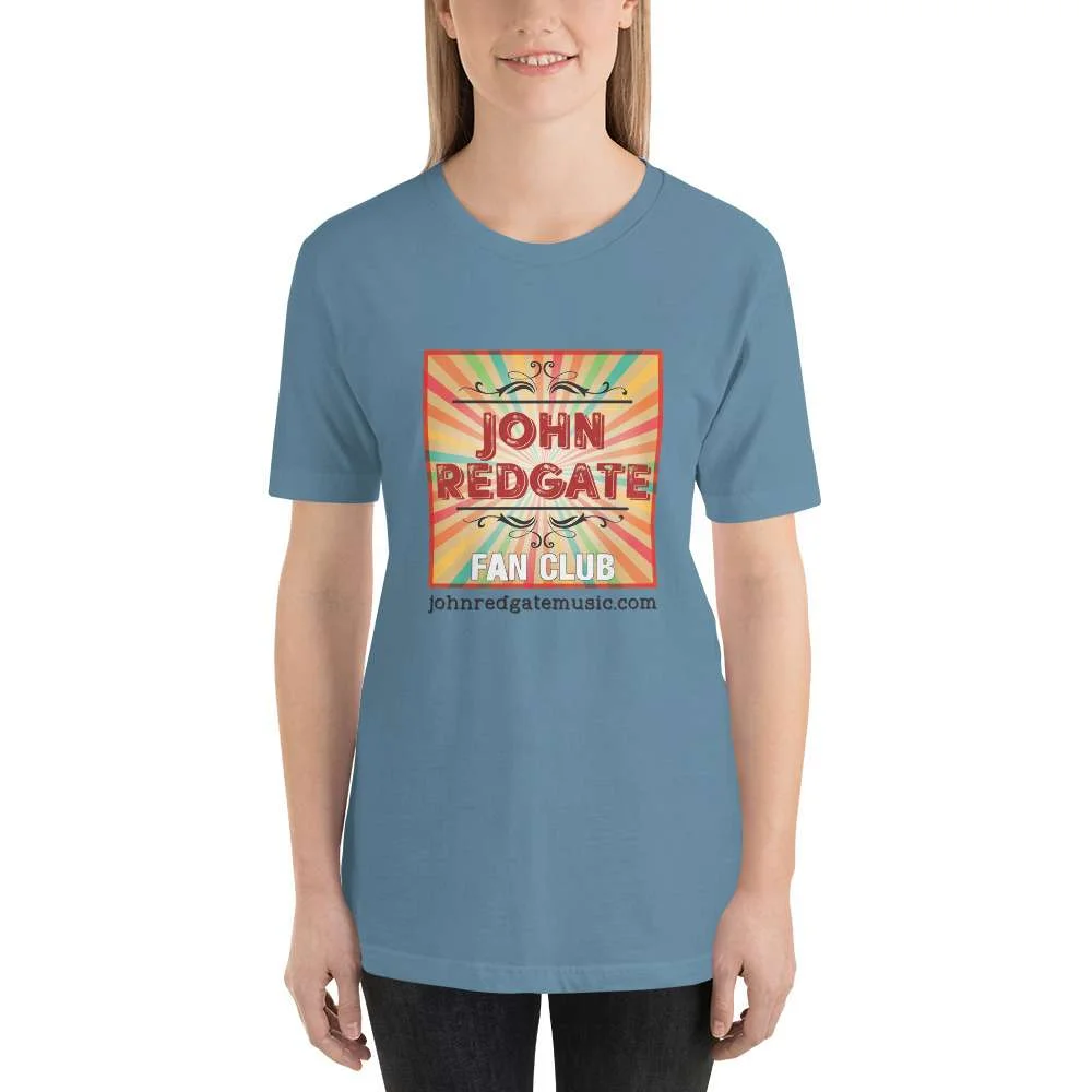 Short-Sleeve Unisex Musician T-Shirt | “John Redgate Fan Club” - Image 4