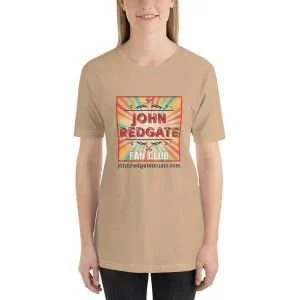 Short-Sleeve Unisex Musician T-Shirt | “John Redgate Fan Club”