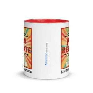 Musician Mug, Satisfying Colors | “John Redgate Fan Club”