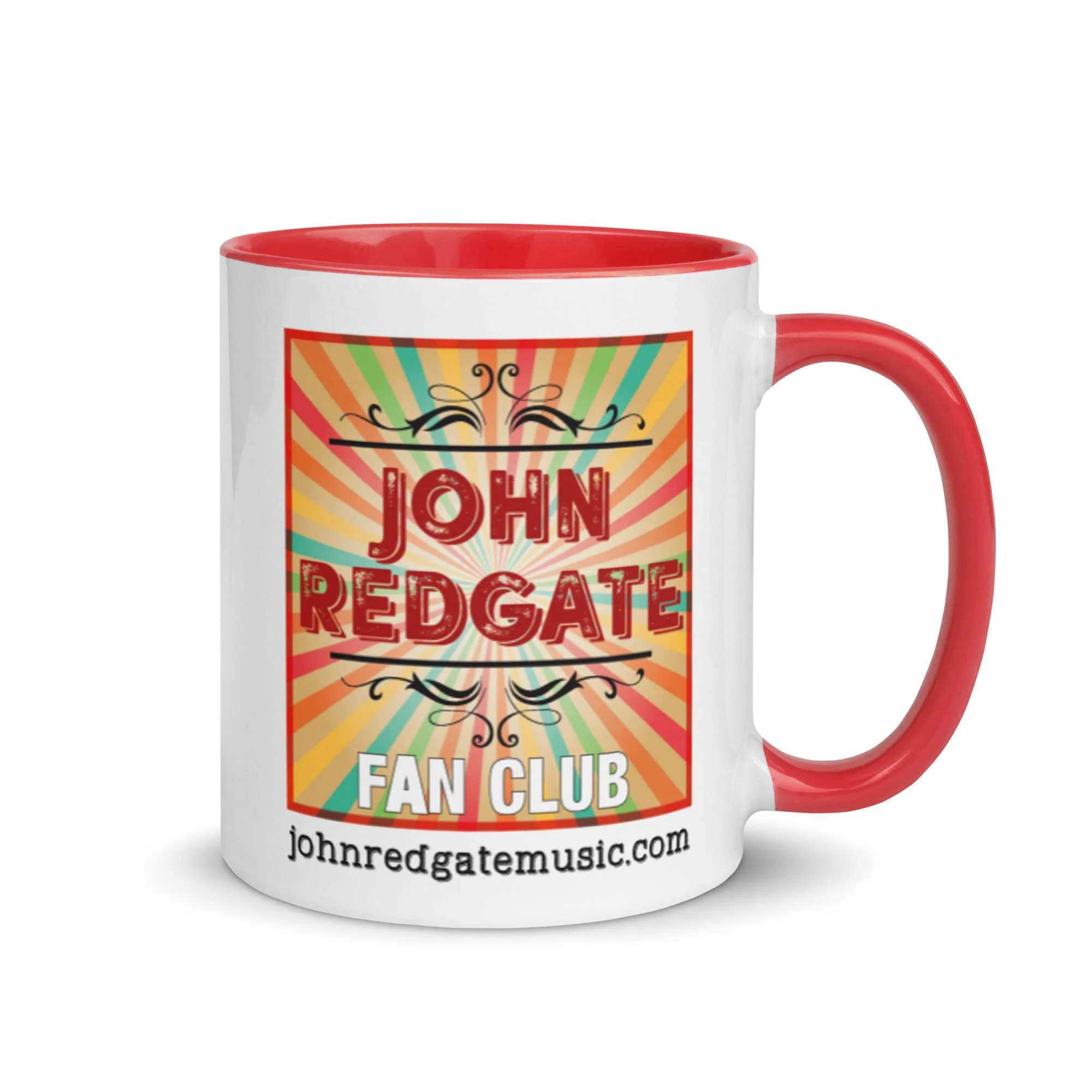 Musician Mug, Satisfying Colors | "John Redgate Fan Club"
