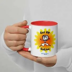 Unique Livestreaming Mug | “Get up. GoLive.”