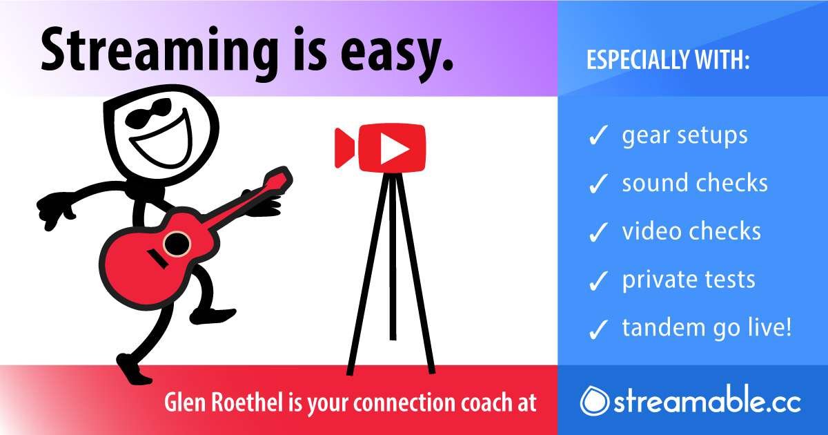 Streaming is easy. Especially with a personal guide!